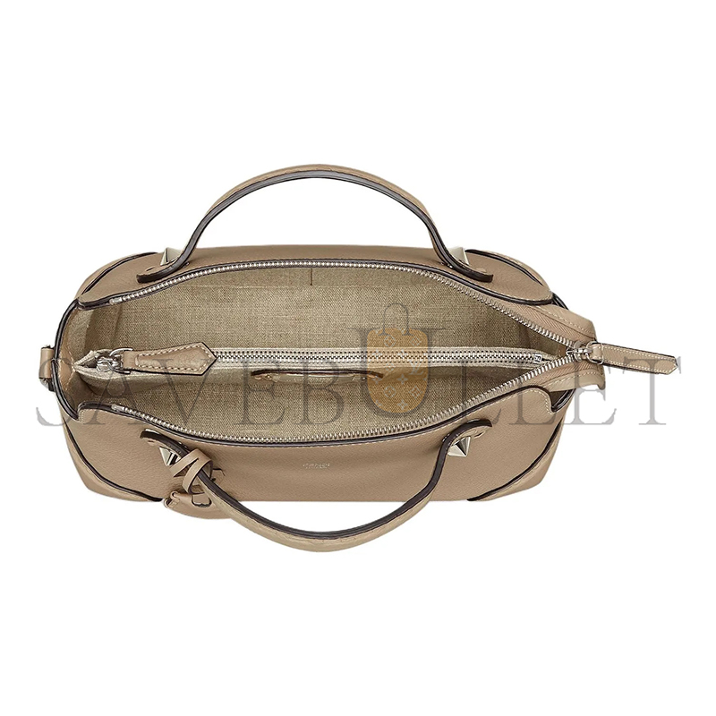 FENDI BY THE WAY LEATHER MEDIUM SELLERIA BAG DOVE GRAY 8BL146ARBBF04Y9 (27*15*13cm)